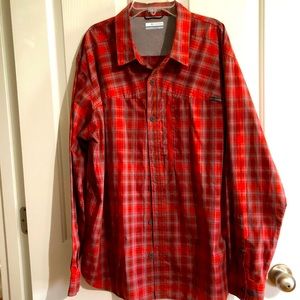 Men's Red Plaid Shirt